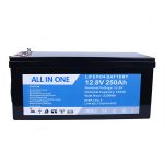 എല്ലാം ഒറ്റ 12.8V 250Ah ഇലക്ട്രിക് സ്കൂട്ടർ ഇൻവെർട്ടർ ലിഥിയം അയോൺ ബാറ്ററി
