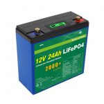 സോളാർ ഡീപ് സൈക്കിൾ 24v 48v 24ah ലൈഫ്പോ 4 ബാറ്ററി പായ്ക്ക് യുപിഎസ് 12 വി 24ah ബാറ്ററി
