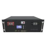 6000 സൈക്കിളുകൾ 48V 100Ah 5Kwh RS48 LiFePo4 സോളാർ ബാറ്ററിയും 5U കാബിനറ്റും